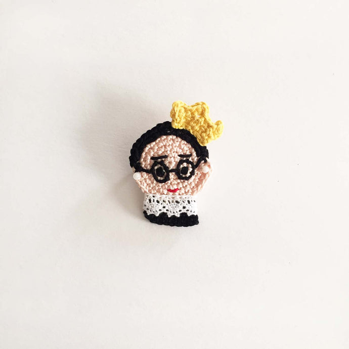 Ruth Bader Ginsberg brooch