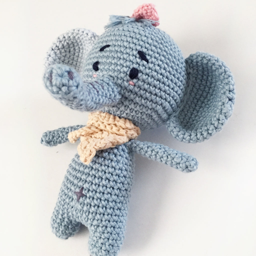 Elephant / Baby Rattle – yarnplusart